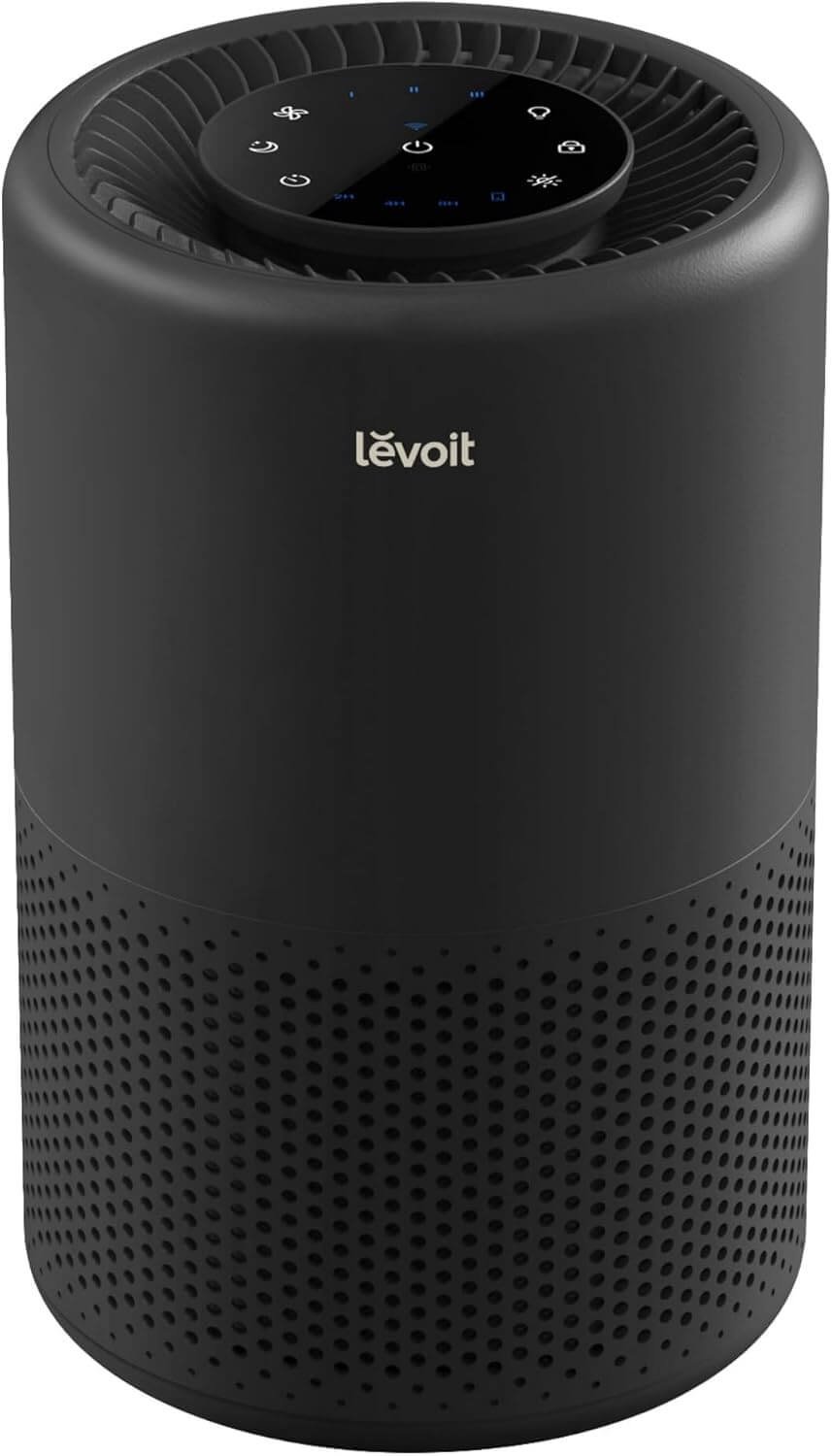 LEVOIT Air Purifier for Home Bedroom, Smart WiFi Alexa Control, AHAM VERIFIDE, 3-in-1 Filter with HEPA Sleep Mode for Allergies, Pollutants, Smoke, Dust, Core 200S-P, Black