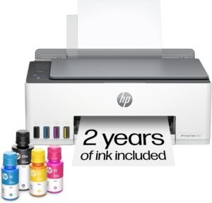 HP Smart Tank 5101 Wireless All-in-One Refillable Ink Tank Printer, Scanner, Copier with 2 years of Ink included, Wireless printer for home use
