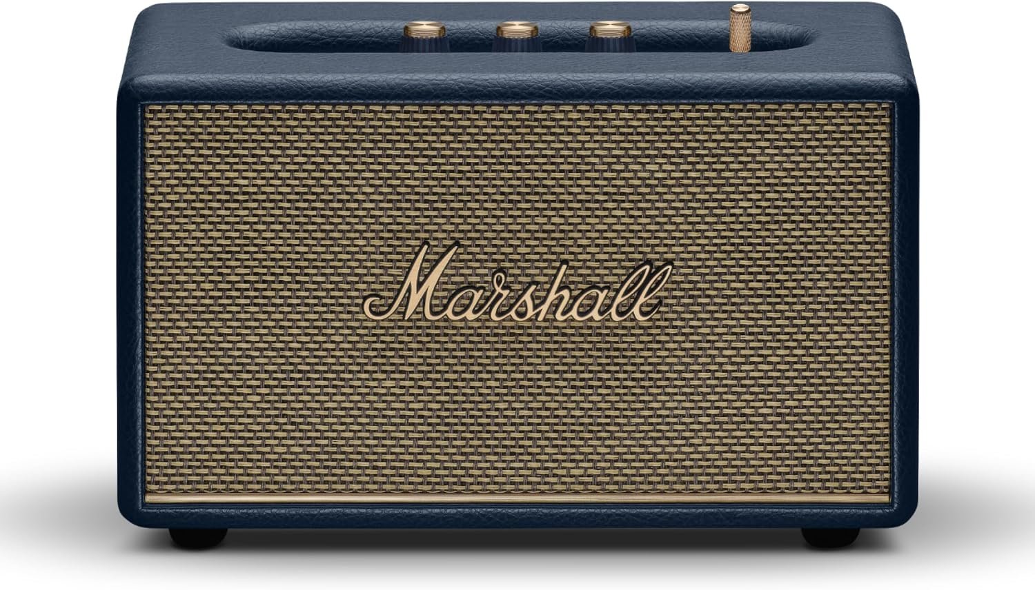 Marshall Acton III Bluetooth home speaker in Cream with vintage-style grille and Marshall logo