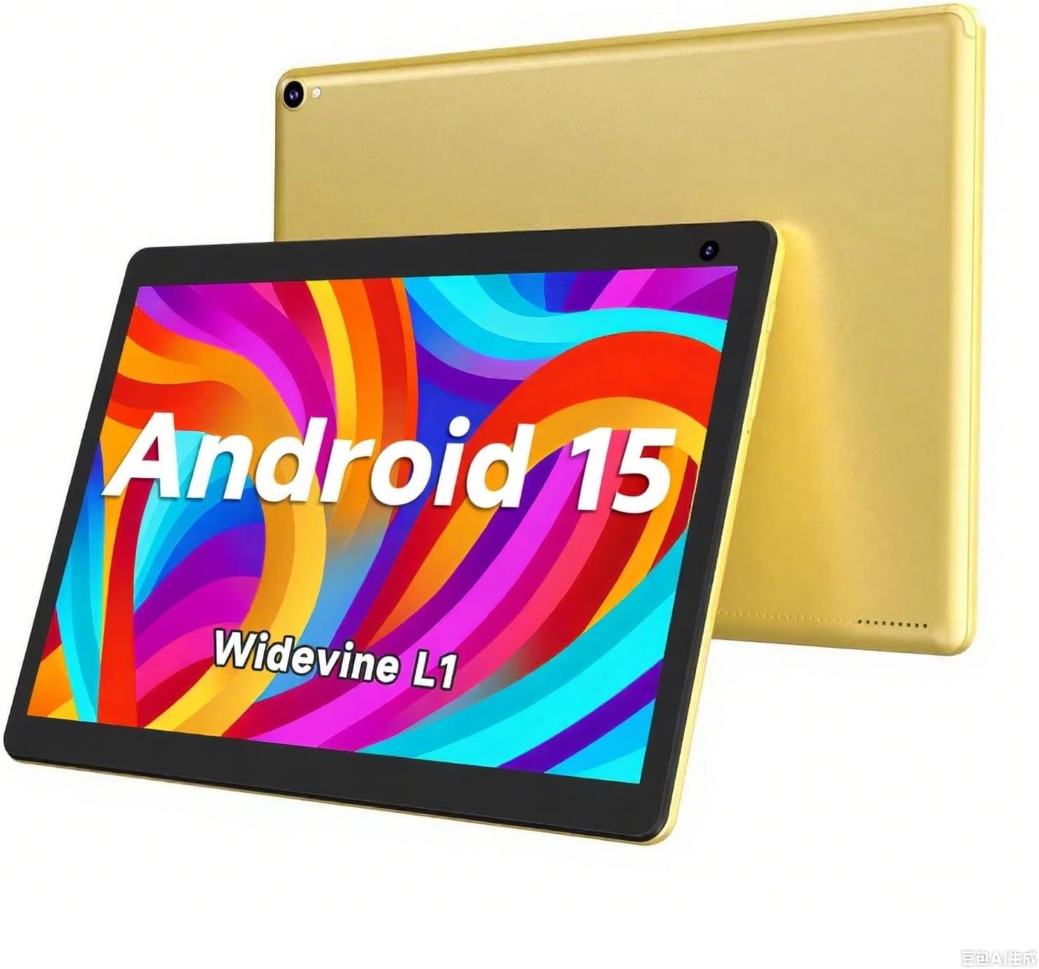 COOPERS Tablet 10 inch, Android 15 Tablet, 32GB ROM 1TB Expand Computer Tablets, Quad Core Processor 6000mAh Battery, 1280x800 IPS Touch Screen, 2+8MP Dual HD Camera, Bluetooth WiFi Tablets PC