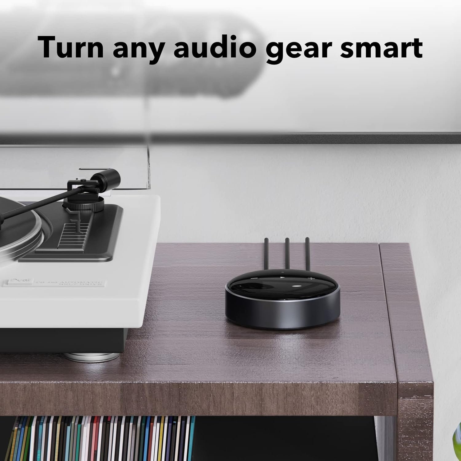 WiiM Mini AirPlay 2 Wireless Audio Streamer, Multiroom Stereo, Preamplifier, Works with Alexa and Siri Voice Assistants, Stream Hi-Res Audio from Amazon Music