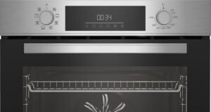 Modern built-in oven in a contemporary home kitchen