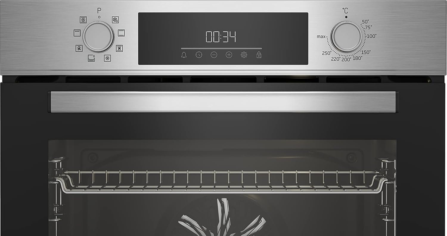 Modern built-in oven in a contemporary home kitchen