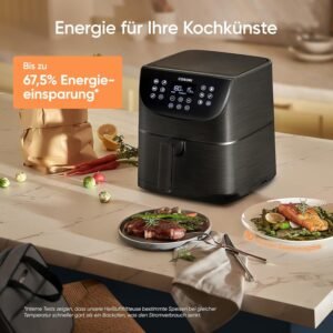 COSORI Hot Air Fryer preparing healthy homemade food