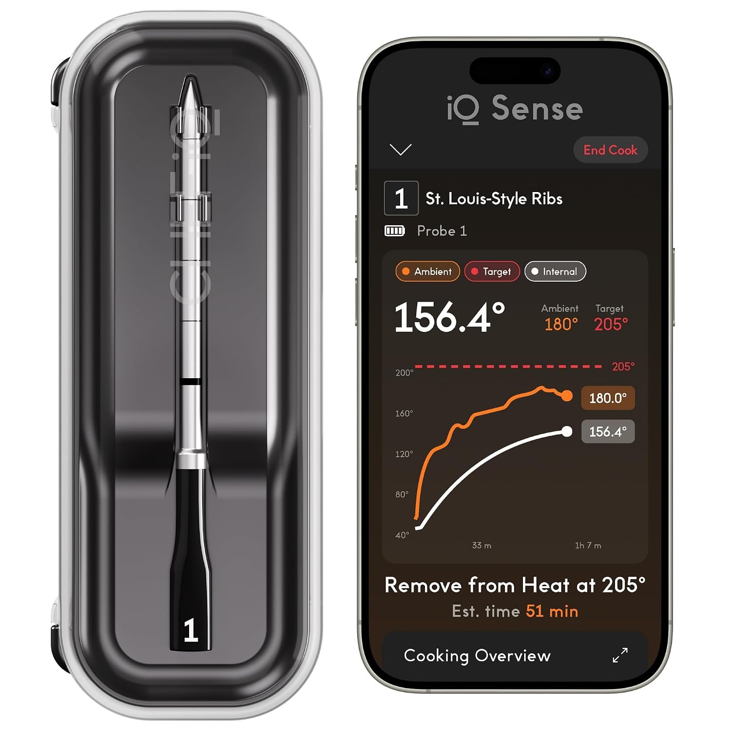 CHEF iQ Sense smart wireless meat thermometer