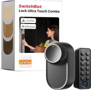 SwitchBot Smart Lock Ultra with keypad and fingerprint access