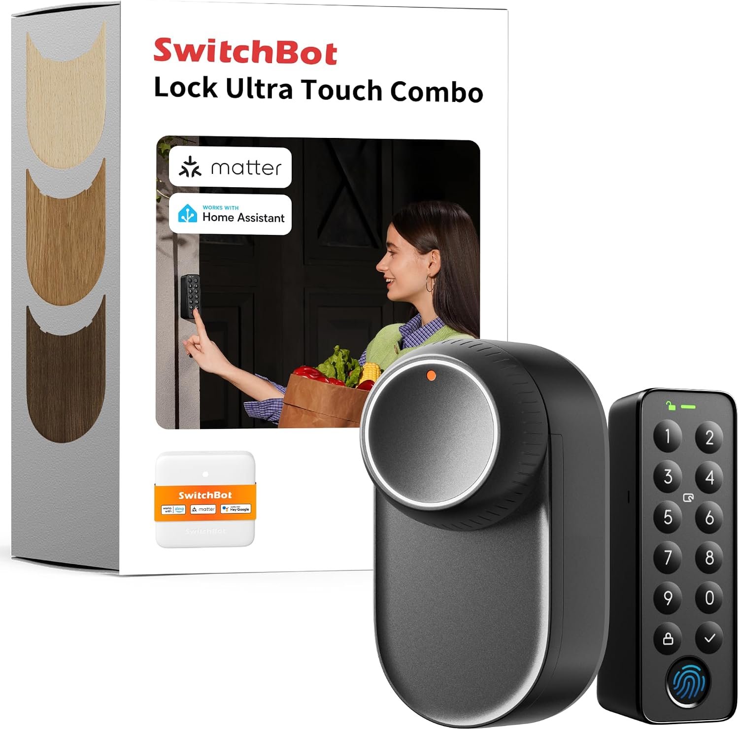 SwitchBot Smart Lock Ultra with keypad and fingerprint access
