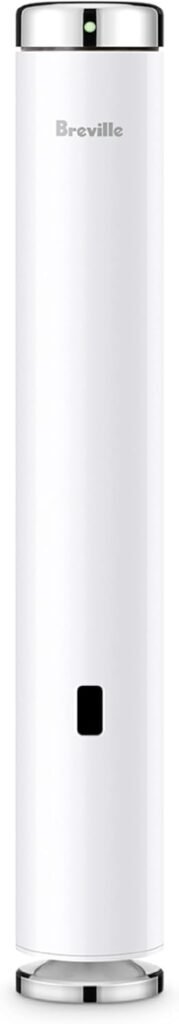 Breville Joule Turbo Sous Vide precision cooker in white with stainless steel accents