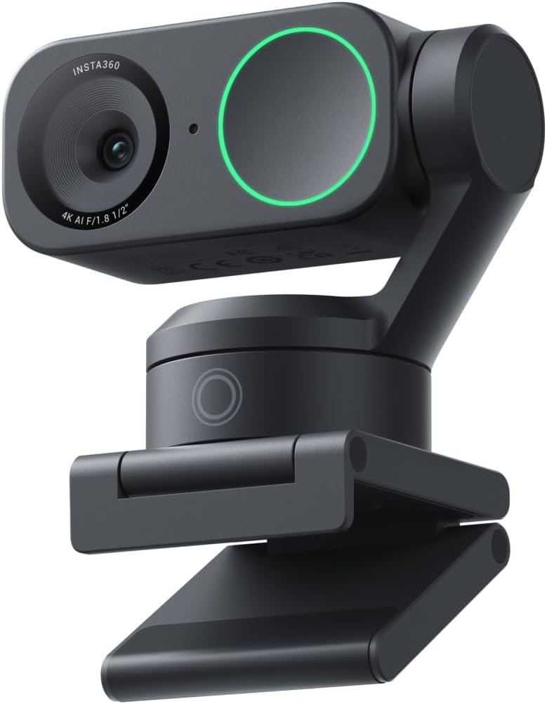 Insta360 Link 2 4K webcam with AI tracking and motorised gimbal