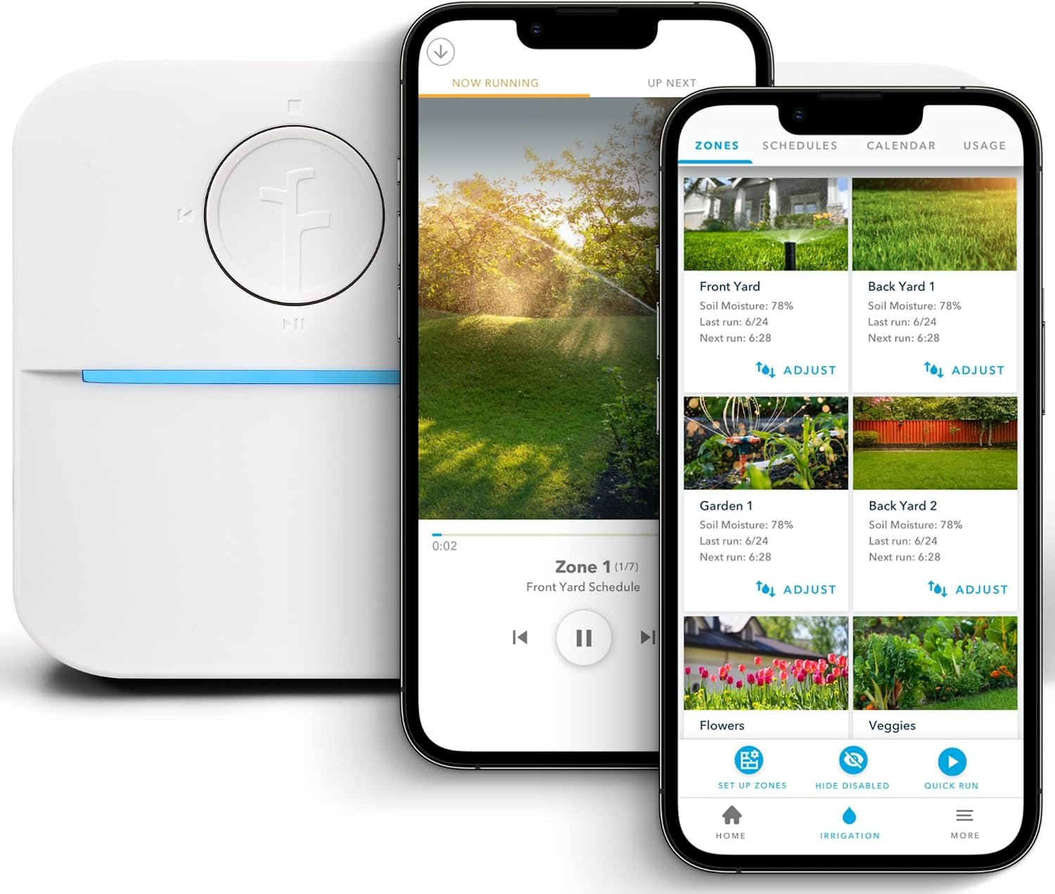 Rachio 3 Smart Sprinkler Controller with Wi-Fi and intelligent garden watering technology